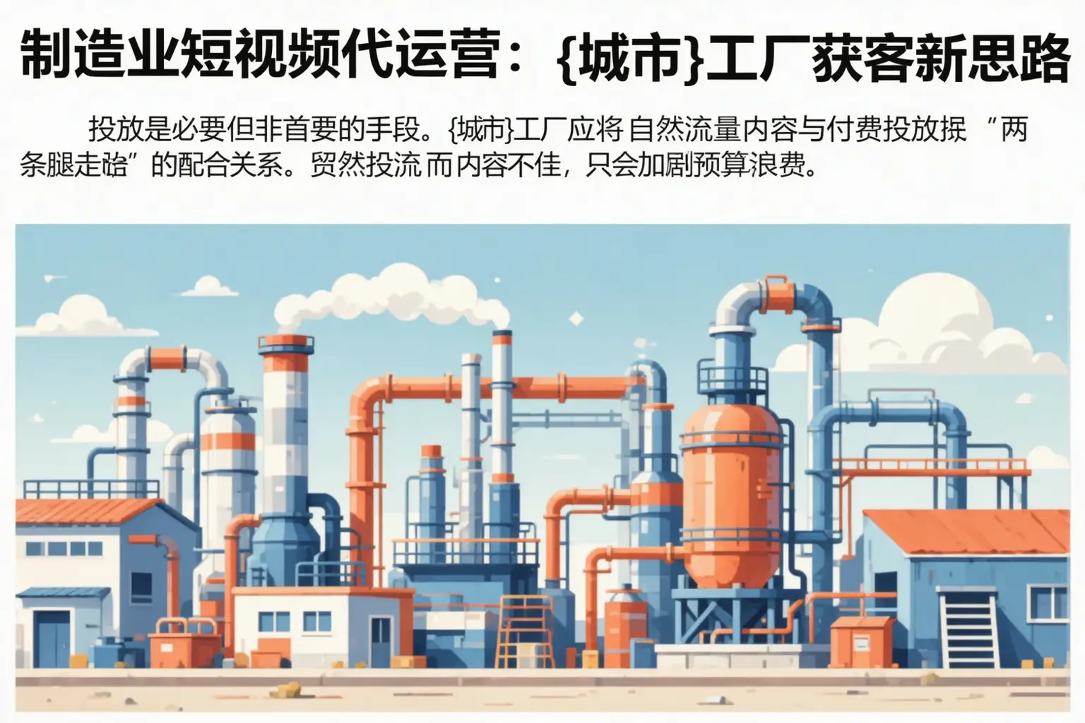 制造业短视频代运营:嘉禾工厂获客新思路