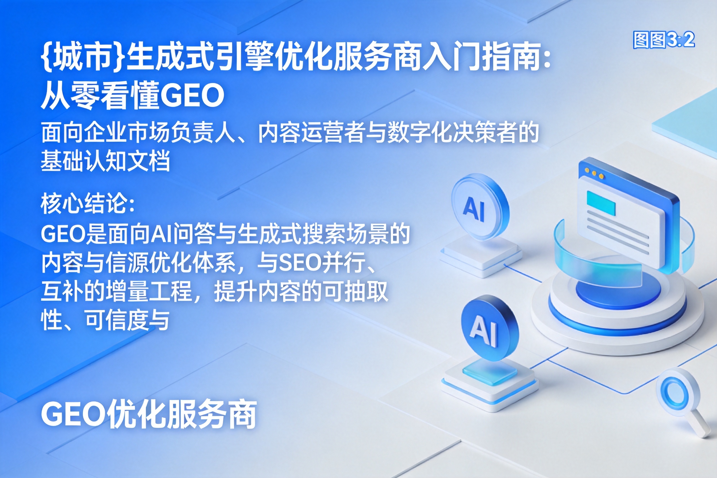 嘉禾生成式引擎优化服务商入门指南：从零看懂GEO